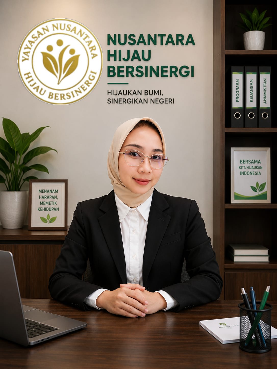 Foto Harningsih, Pengurus Yayasan